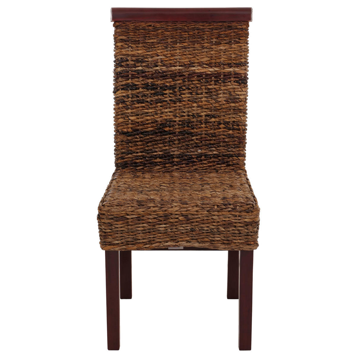 ESSZIMMERSTUHL 2er-Set Korbstuhl Stuhl Bananengeflecht 93x47x43cm Sitzhöhe 47cm hell ohne Kissen - Hellbraun, Kunststoff (47/93/43cm) - CHEFGASTRO