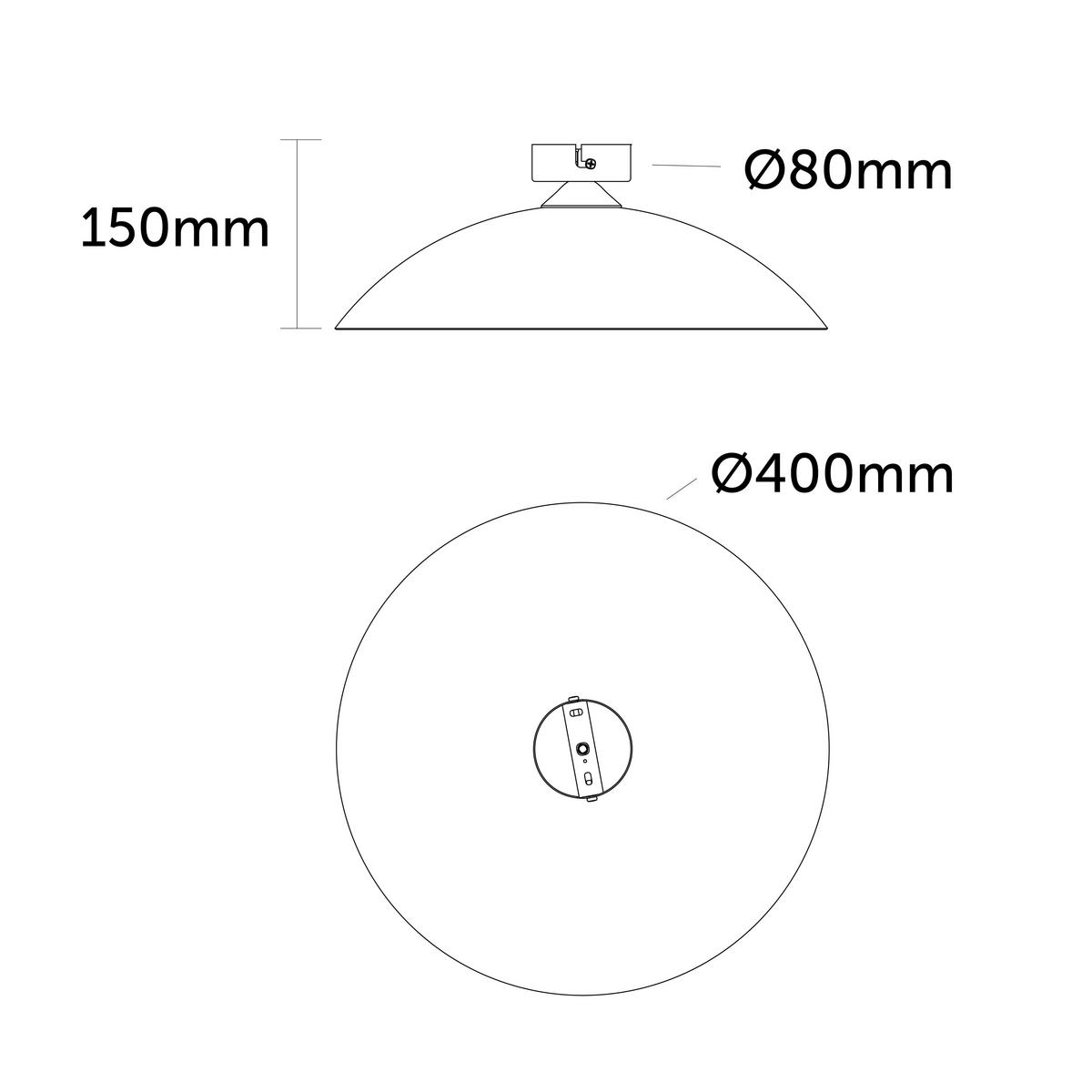 DECKENLEUCHTE Flash - Grün, Metall (40/40/14.5cm) - Lumicom