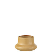 BLUMENTOPF ORGANISCH - Töpferei - Beige - S - Ø 18 cm - Beige, Keramik (18/11cm) - J-Line