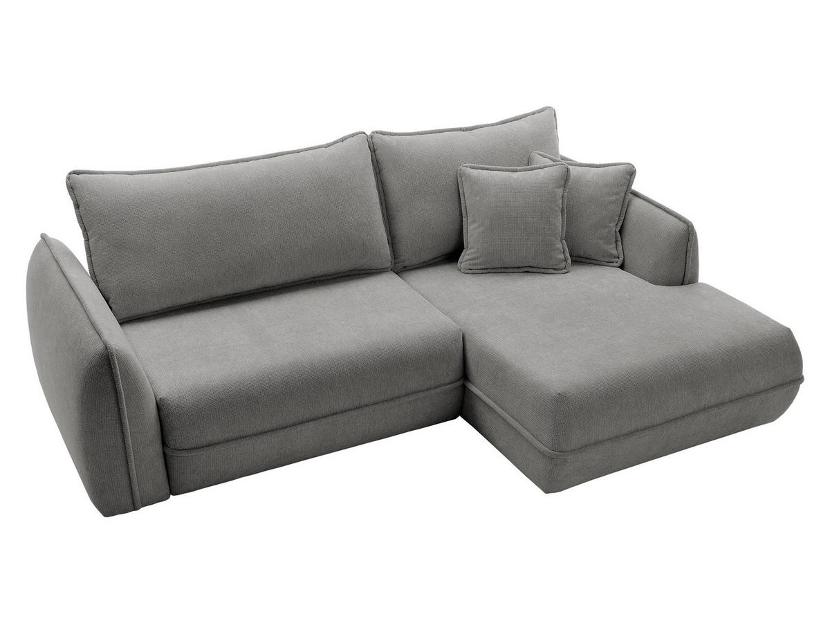 ECKSOFA Moho, Seite: Rechts - Schwarz/Grau, Holz/Kunststoff (254/162cm) - MIRJAN24