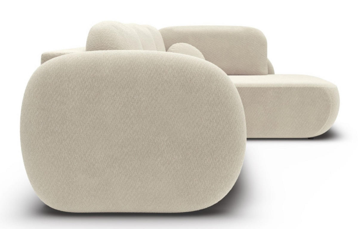 ECKSOFA Beige Olivio II Ausziehbar Rechts - Beige, Textil (190/289cm) - Sepro Meble