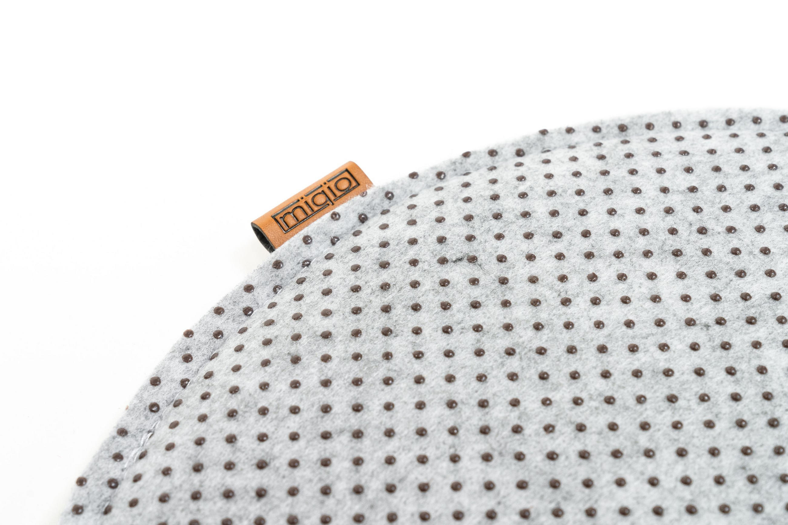 SITZKISSEN mit Antirutschnoppen 6er-Set - Beige, Textil (40/40/2cm) - Miqio Design