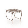 GARTENTISCH Carina antik braun - Braun, Metall (46/49/45cm) - TPFGarden