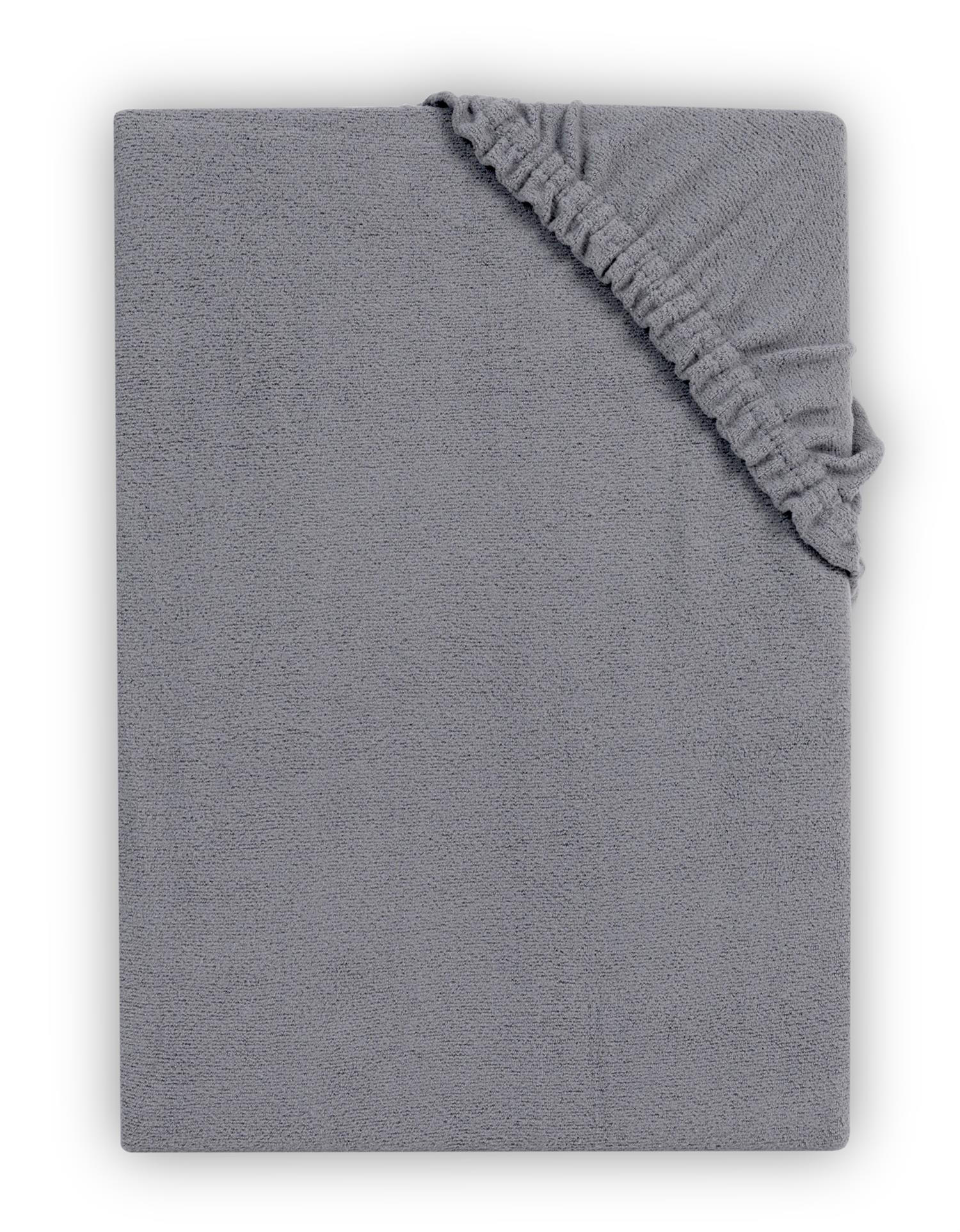 BOXSPRING-SPANNBETTLAKEN 180-200x200-220 cm, Warmes Winter Teddy Fleece Bettlaken Grau - Grau, Textil (200/220cm) - Carpe Sonno