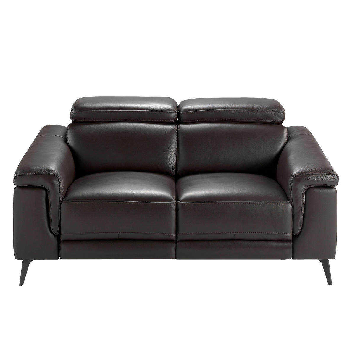 SOFA 2-Sitzer-Relaxsofa aus schokoladenbraunem Leder 170/103/99 cm - Braun, Leder (170/99/103cm) - ANGEL CERDA