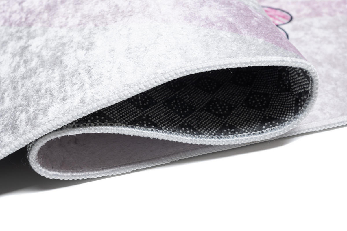 TEPPICH EMMA Grau 120/170 cm - Grau, Kunststoff (120/170cm) - Tapiso