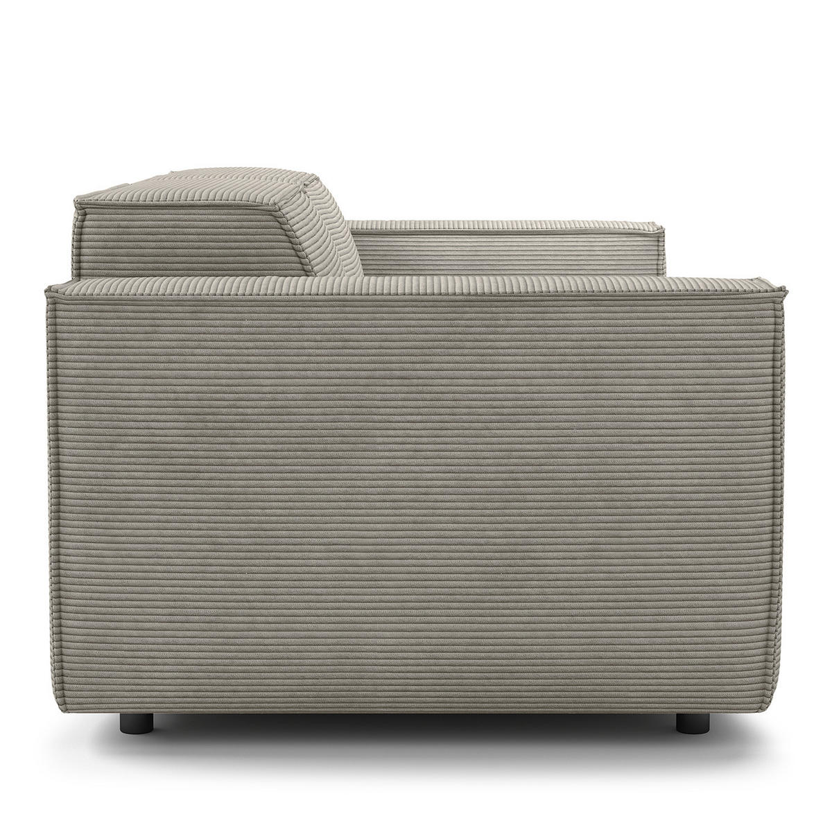 2-SITZER SOFA - Graubraun, Textil (189/70/96cm) - home24