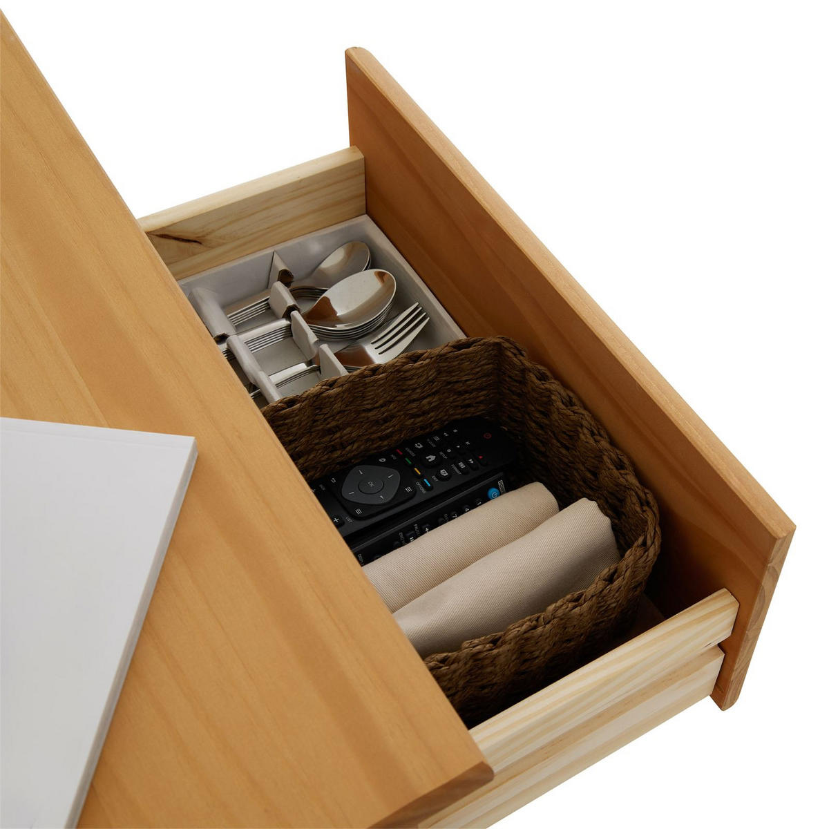 APOTHEKERKOMMODE COLMAR - Kieferfarben, Holz (91/79/39cm) - IDIMEX