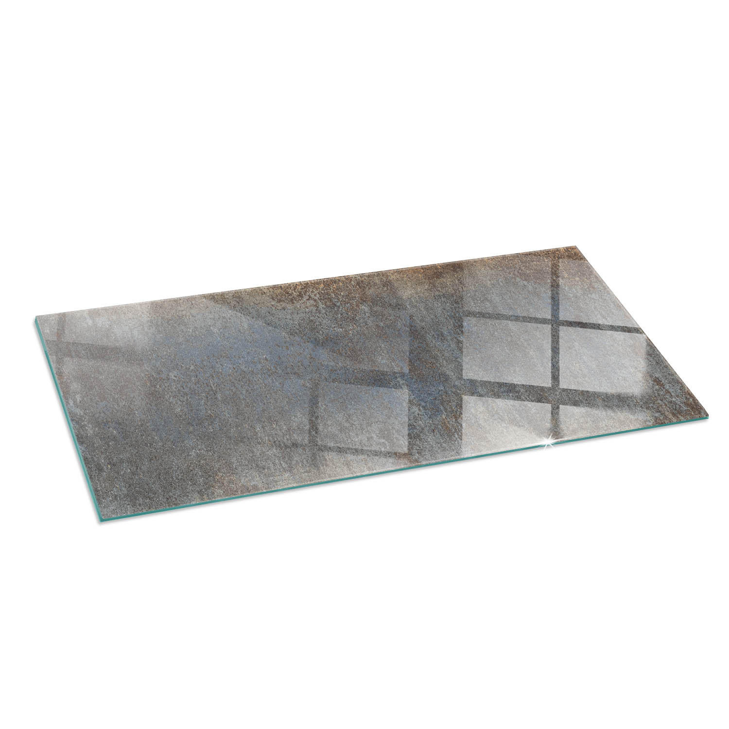 ArtPrintCave Glasplatte Braun 125x50x0.4 cm