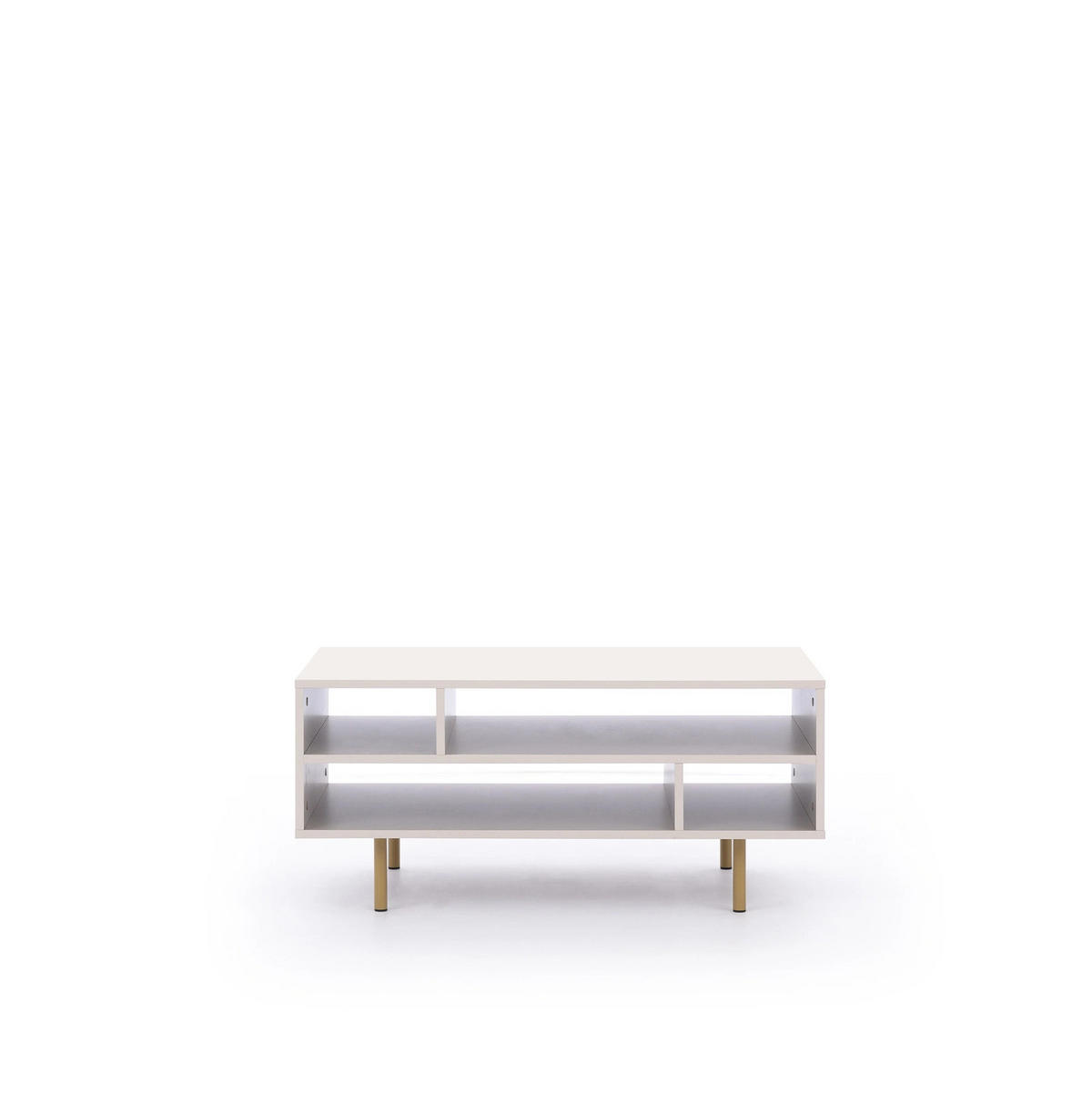 COUCHTISCH Nubia 100 x 60 Kaschmir - Kaschmir/Goldfarben, Holzwerkstoff/Metall (60/100/45cm) - Ravio