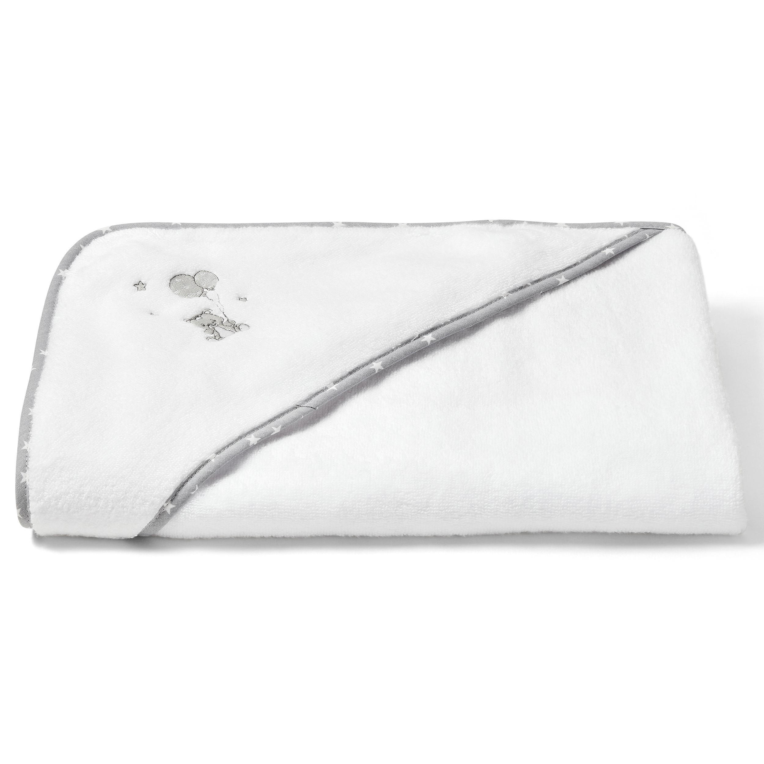 BABY-KAPUZENHANDTUCH Las Palmas (Miro) - 80 x 80 cm - Weiß - Weiß, Textil (80/80cm) - SCHIESSER