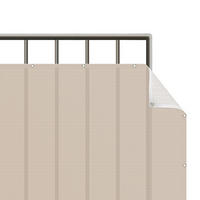 BALKON SICHTSCHUTZ Macchiato 450/100 cm - Beige, Kunststoff (450/100cm) - Bilderwelten