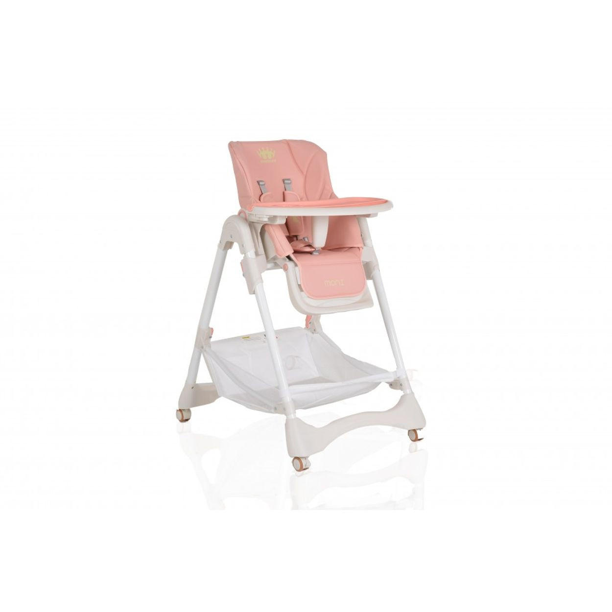 HOCHSTUHL Chocolate rosa höhenverstellbar, klappbar, Tisch Rückenlehne Fußstütze - Rosa, Metall (62/108/79cm) - Moni