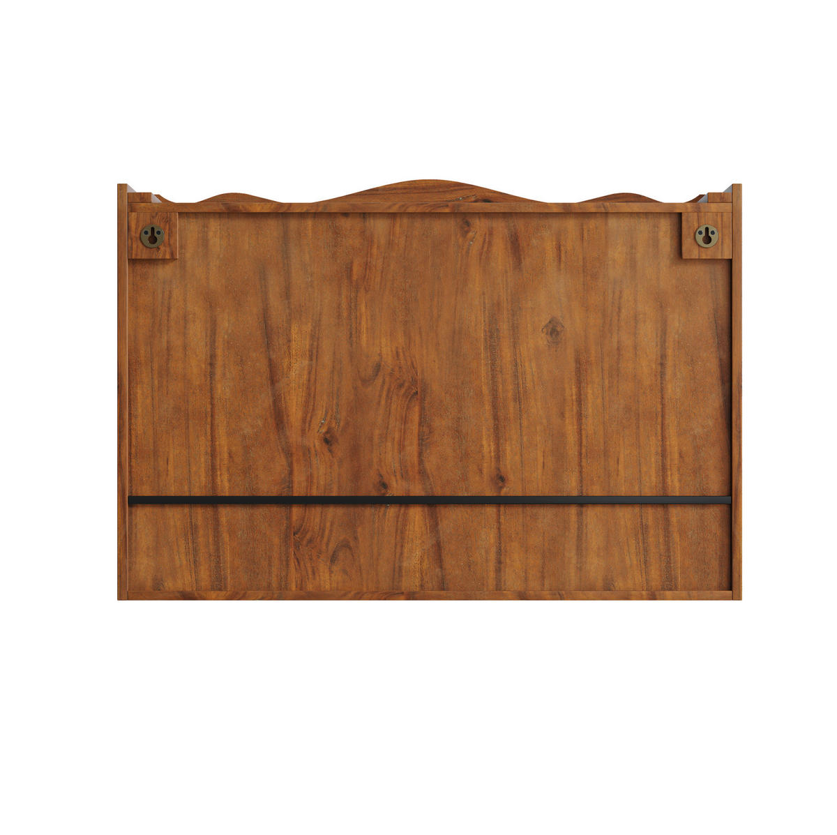KÜCHENOBERSCHRANK 90/20/60 cm mit 2 Schiebetüren und herausnehmbaren Böden aus Massivholz und Glas, Braun - Braun, Holz (90/60/20cm) - Redom