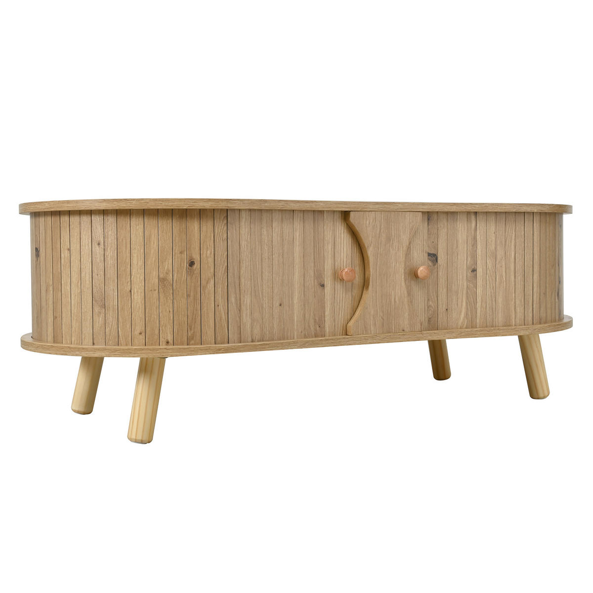 COUCHTISCH Natur 108/50/37 cm - Naturfarben, Holzwerkstoff (50/108/37cm) - PANGIVO