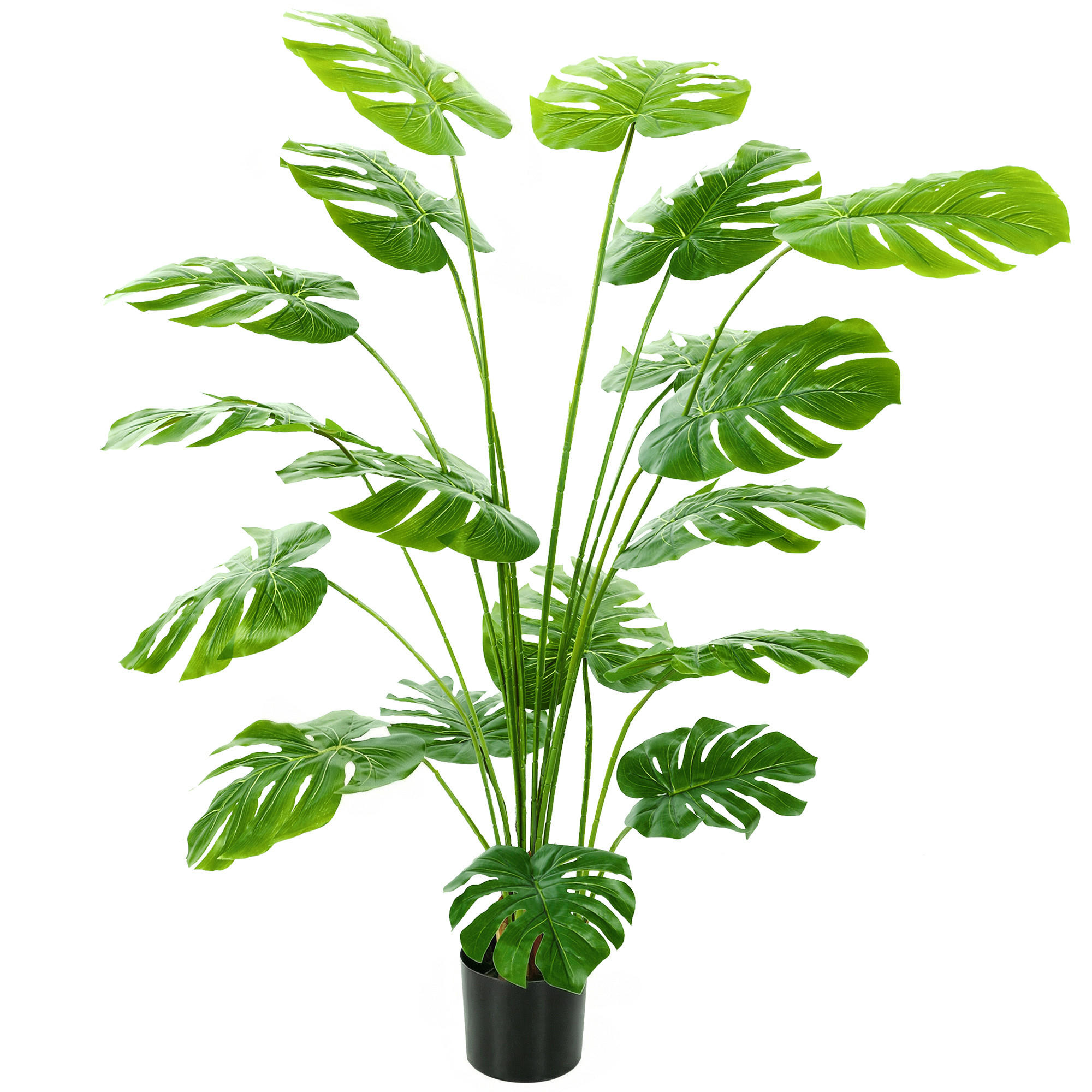 KUNSTPFLANZE DE-16649 150 cm, Monstera deliciosa Grün - Grün, Kunststoff (150cm) - ComfortXL