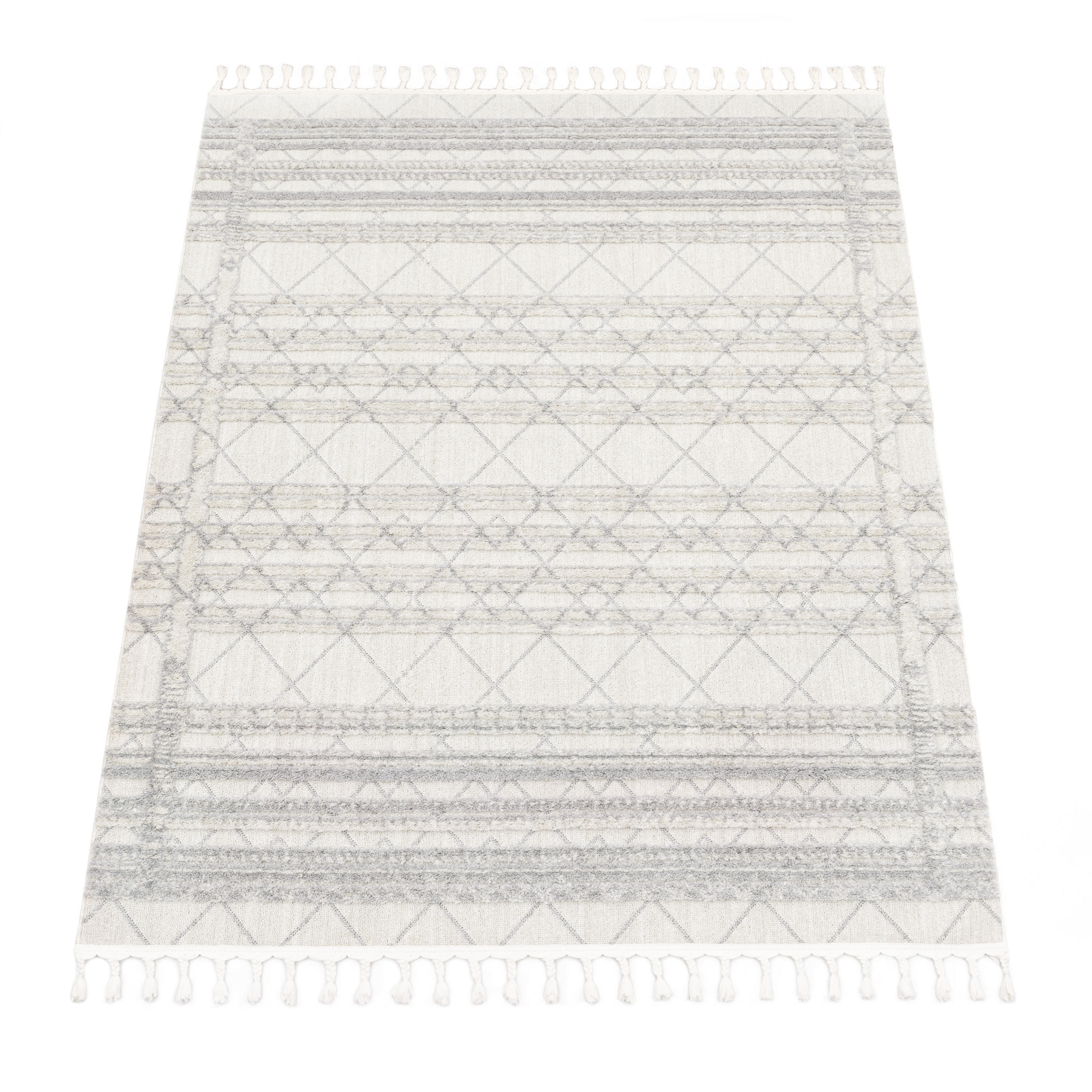 KURZFLORTEPPICH 80/150 cm Auckland 292 - Creme, Textil (80/150cm) - Paco Home