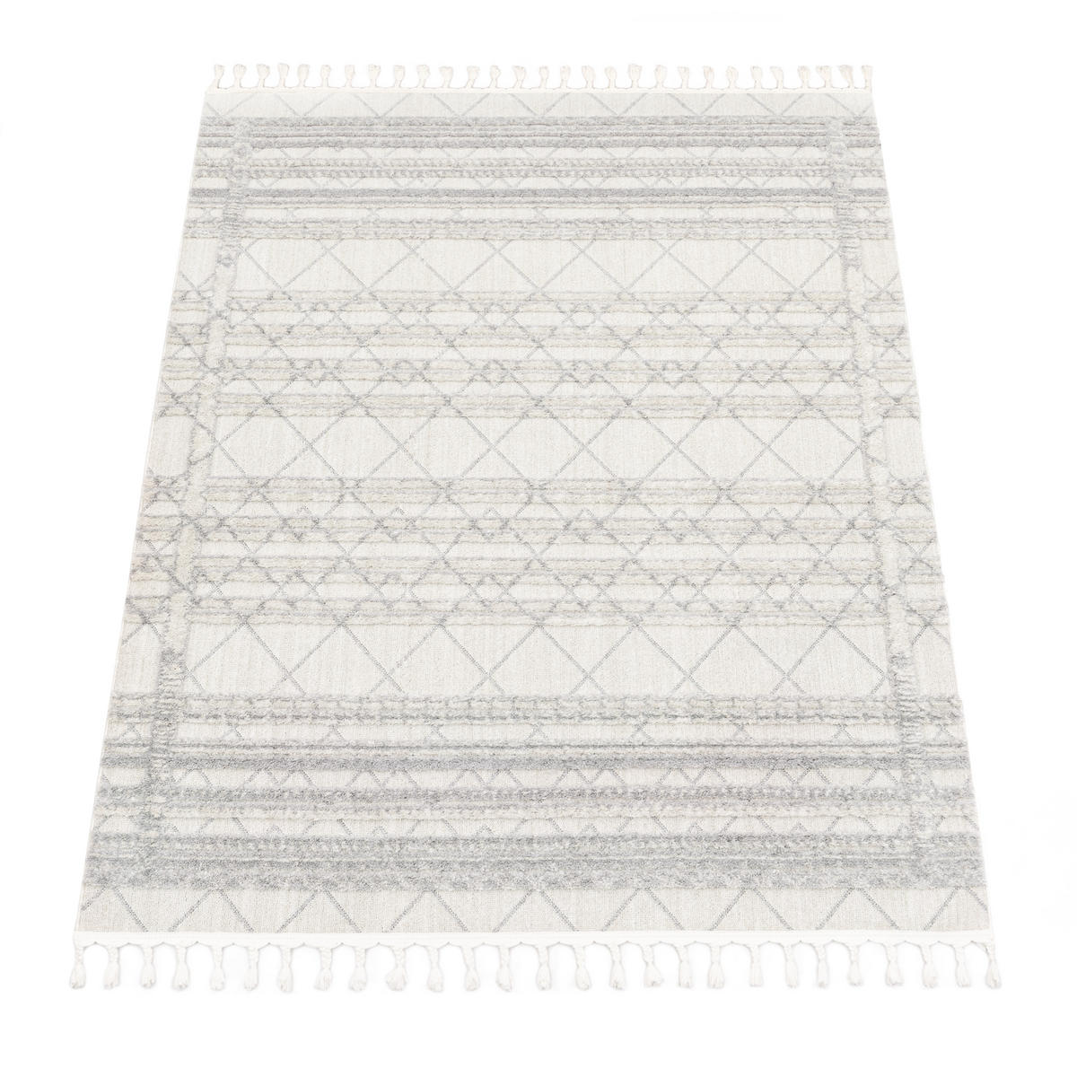 KURZFLORTEPPICH 80/150 cm Auckland 292 - Creme, Textil (80/150cm) - Paco Home