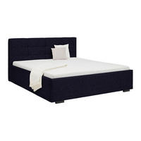 POLSTERBETT Nelo Anthrazit ca. 160 / 200 cm - Anthrazit, Textil - Mömax