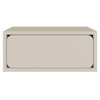 NACHTKONSOLE Wuwu Greige 50 cm - Taupe, Holzwerkstoff (49.6/21.3/35cm) - Selsey