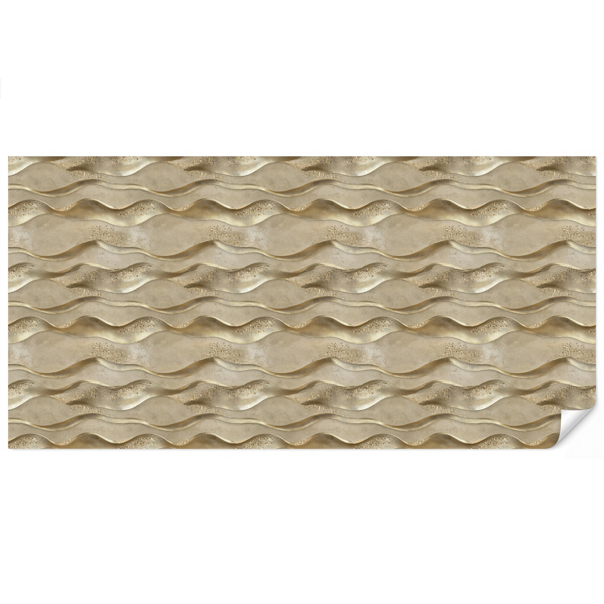 OnlyWow Tapete Gold 400x200 cm