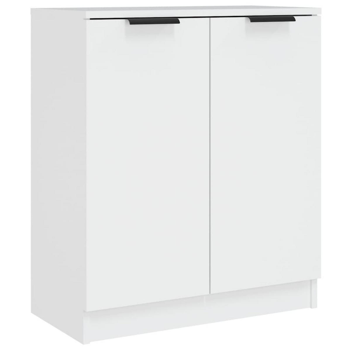 SIDEBOARD 3Er Set Weiss Holzwerkstoff - Weiß, Holzwerkstoff (60/70/30cm) - vidaXL
