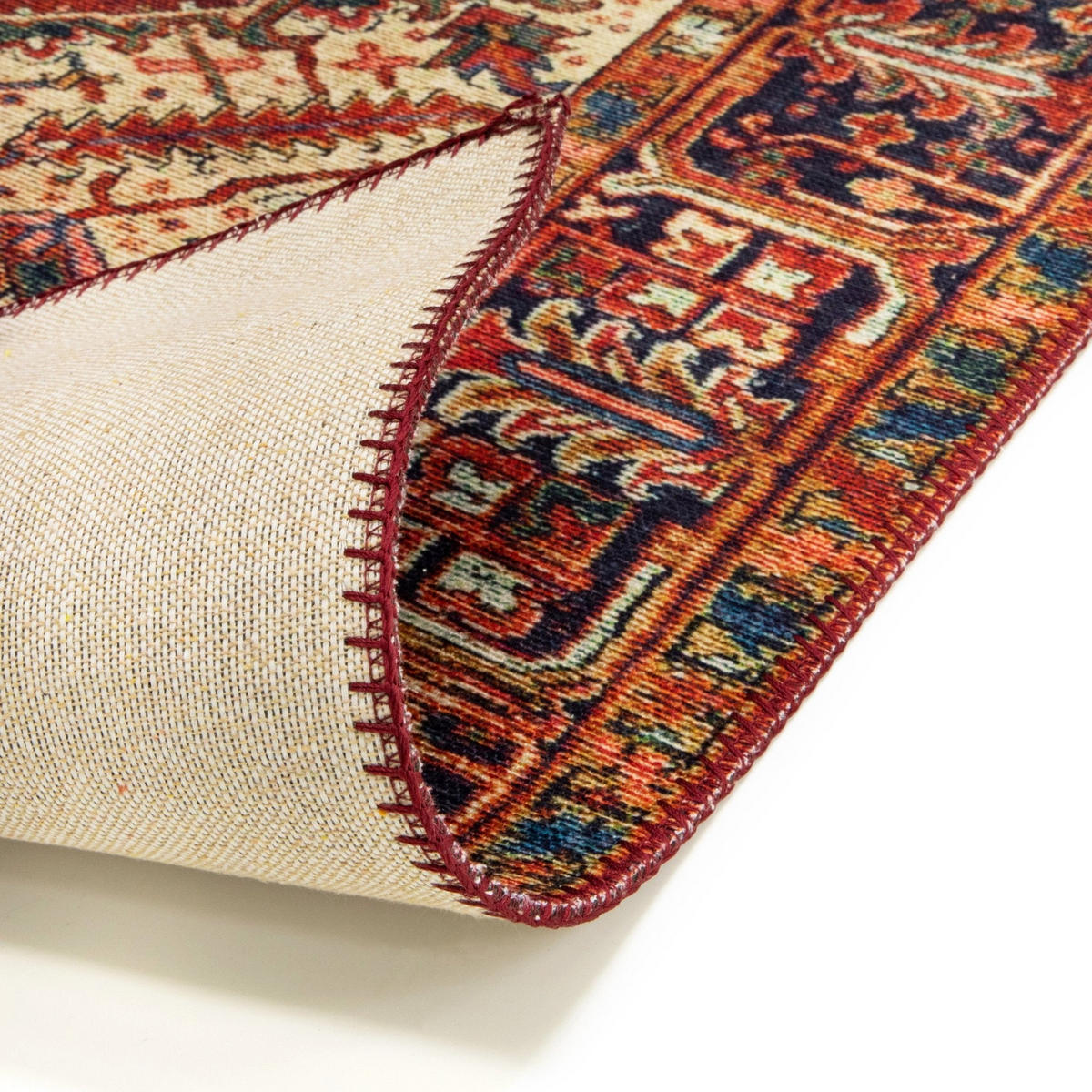 TEPPICH Design englische Kettelung rot - Rot, Textil (200/290cm) - AFK Living