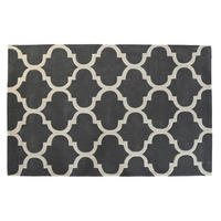 TEPPICH Grau Polyester 120 x 180 x 2 cm Ethnisch - Grau, Kunststoff (120/180cm) - DKD Home Decor