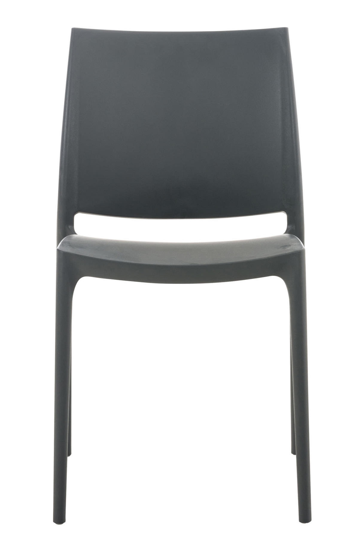 STUHL Maybrit dunkelgrau - Grau, Kunststoff (44/81/50cm) - TPFGarden