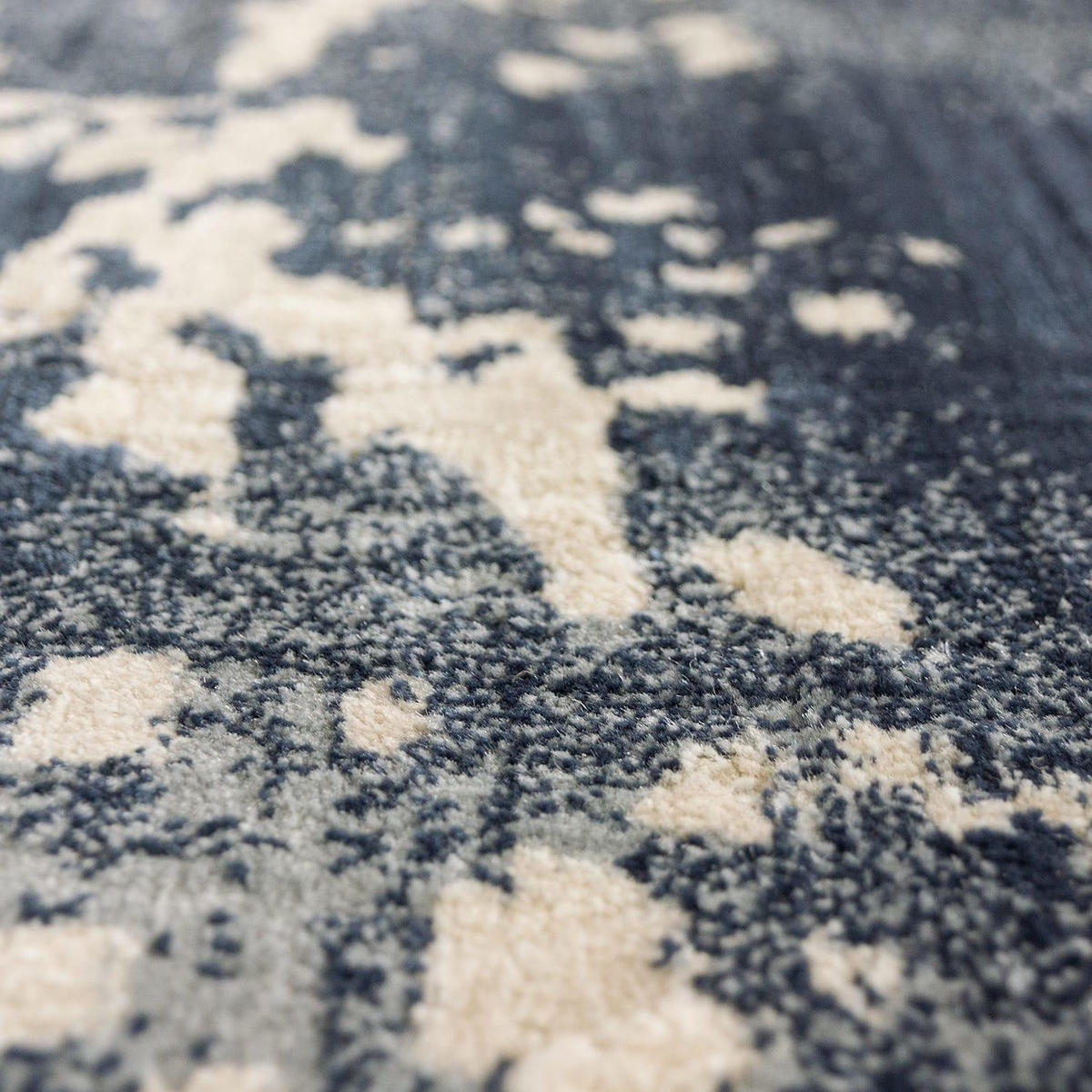 KURZFLORTEPPICH 120/170 VICTORY 601 - Blau, Kunststoff (120/170cm) - Paco Home