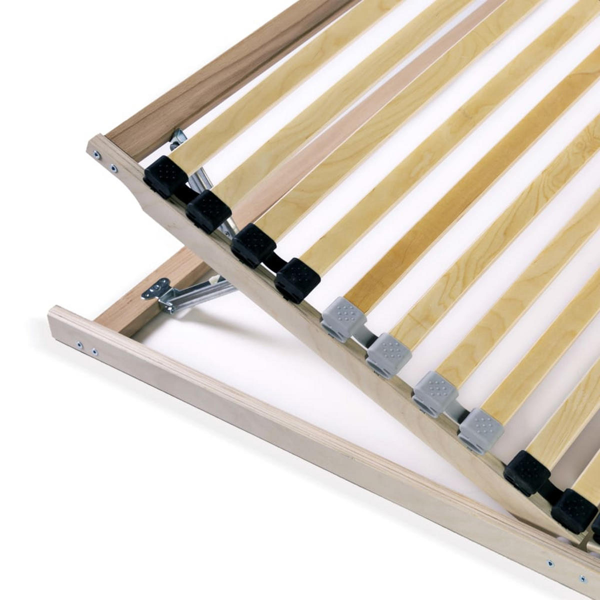 LATTENROST Mit 28 Latten 7 Zonen 70/200 Cm - Braun, Holz (70/200cm) - vidaXL