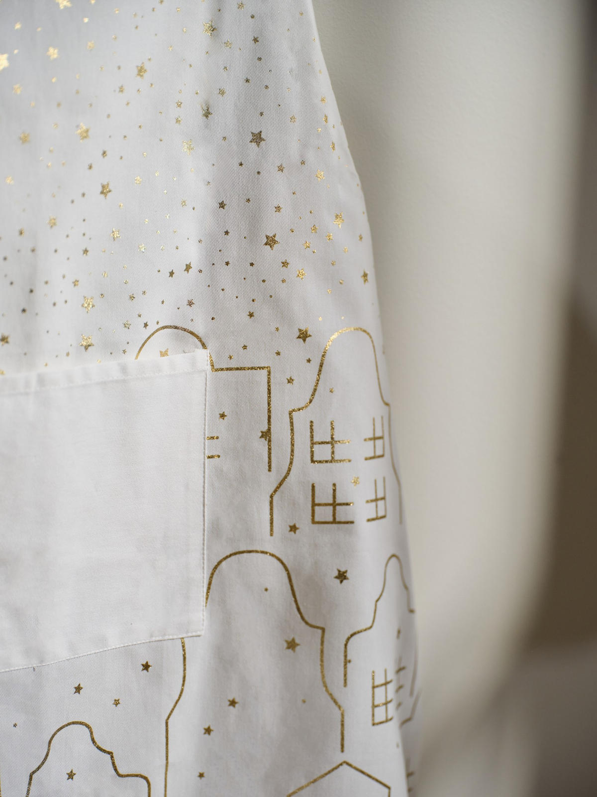 SCHÜRZE - Weiß, Textil (70/85cm) - home&you
