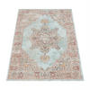 OUTDOOR Teppich Orientalisch Vintage Balkon, Terrasse schmutzabweisend Türkis Läufer 60x100 - Türkis, Textil (60/100cm) - KADIMA DESIGN