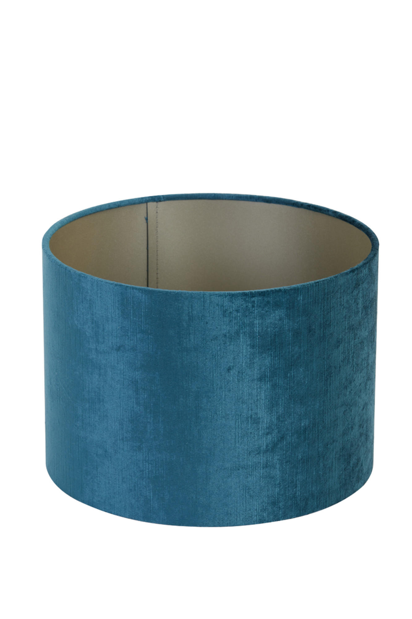 LAMPENSCHIRM Edelstein Blau Ø40/30 cm - Blau, Textil (40/40/30cm) - Light & Living