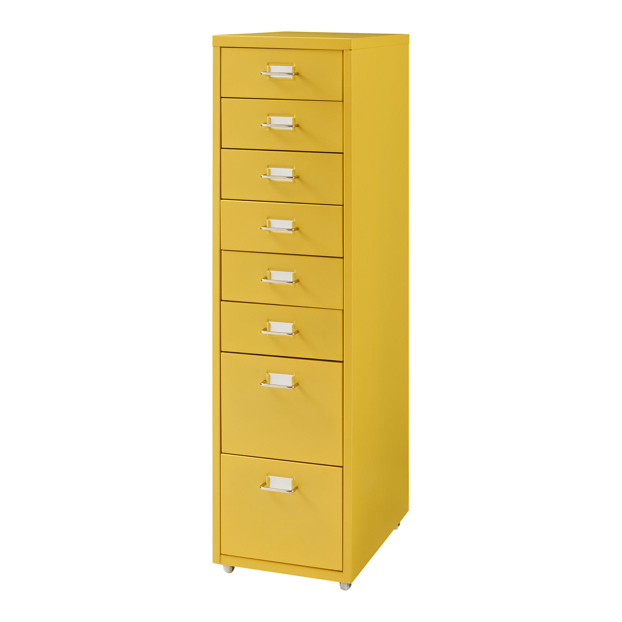 ROLLCONTAINER Kökar - Gelb, Metall (28/109/41cm) - [en.casa]