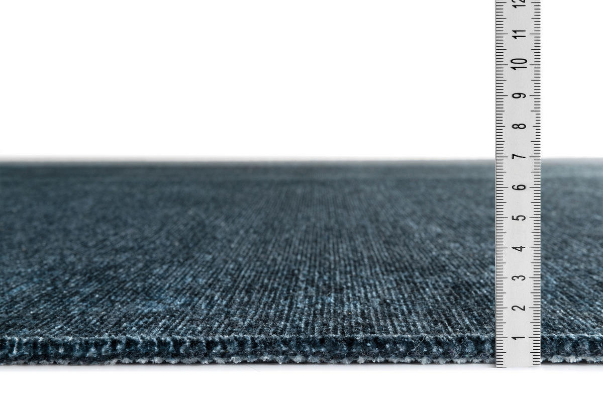 VINTAGE-TEPPICH Blau 155X225cm - Blau, Textil (155/225cm) - Tesso Living