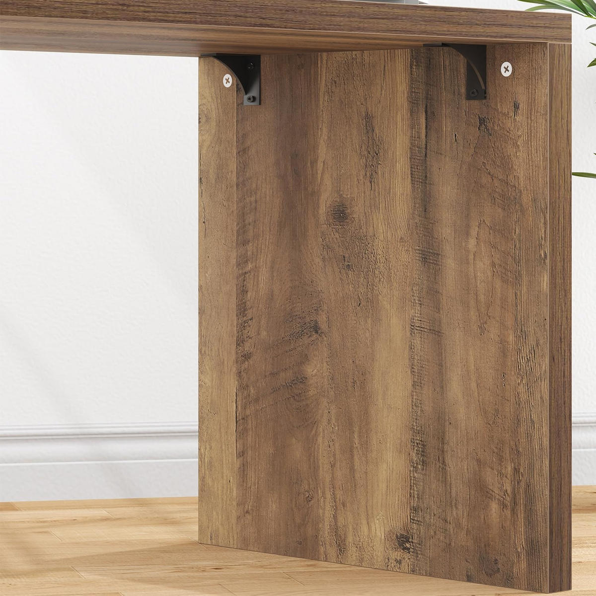 SCHREIBTISCH mit Schubladen flexibel 140 x 50 x 76 cm - Eichefarben, Holzwerkstoff/Metall (50/140/76cm) - Quality Elegance