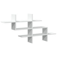 WANDREGAL Weiss 124.5/18/60.5 Cm Holzwerkstoff - Weiß, Holzwerkstoff (18/60.5/124.5cm) - vidaXL