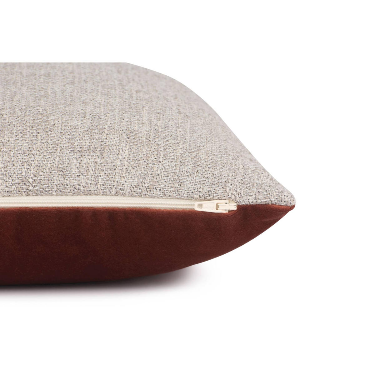 ZIERKISSENHÜLLE Xmas Tree natur-rost 38x38cm - Rostfarben, Textil (38/38cm) - Tom Tailor