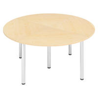 KONFERENZTISCH-SETS Serie-K 160/160/74 cm in Ahornfarben - Ahornfarben, Holzwerkstoff (160/160/74cm) - bümö