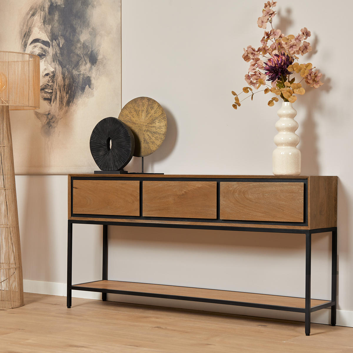 BEISTELLTISCH RichWood Braun 35/150/76 cm - Braun, Holz (35/150/76cm) - Starfurn