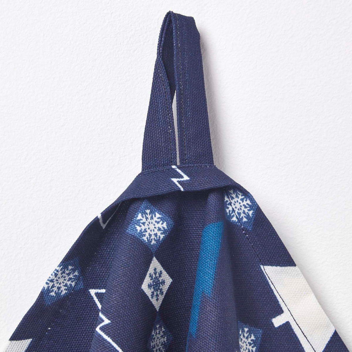 GESCHIRRTÜCHER 3er-Set, Motiv Winterland, 100% Baumwolle - Blau, Textil (50/70cm) - Homescapes