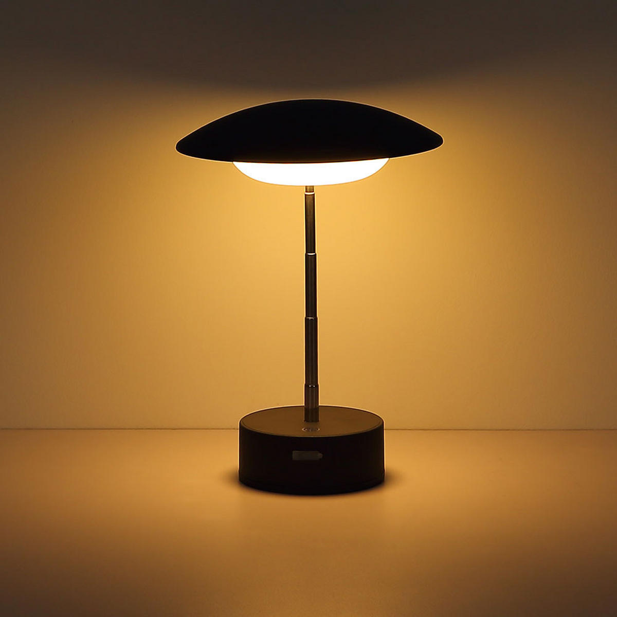 LED TISCHLEUCHTE TOMO Anthrazit - Anthrazit, Metall (15/19/26cm) - Globo Lighting