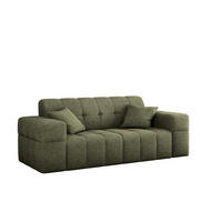 SOFA 2 Sitzer NIMES Stoff Perfect Harmony Grün - Grün, Holz/Kunststoff (183/82/92cm) - Kaiser Möbel