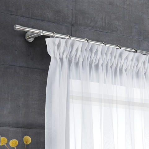 Homeware Gardinenstange silber