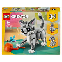 KLEMMBAUSTEINE Creator Verspielte Katze - Gelb, Kunststoff (6/19/26cm) - Lego
