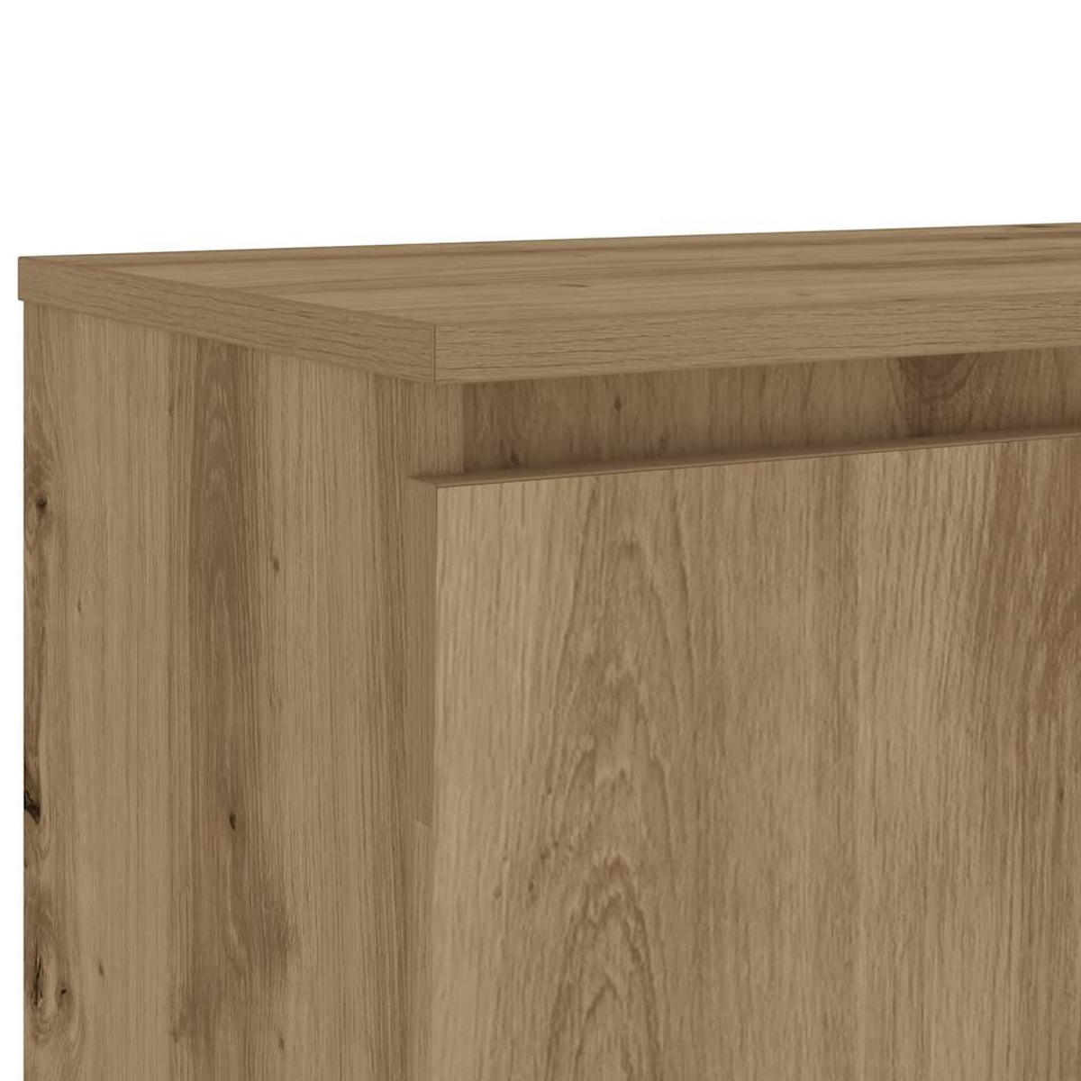 TV-SCHRANK Mit Led-Leuchten Artisan-Eiche 120/30/36 Cm - Alteiche, Holzwerkstoff (30/36/120cm) - vidaXL