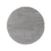 HOCHFLORTEPPICH rund Soda Grau ø 200 cm rund - Grau, Textil (200/200cm) - benuta Nest