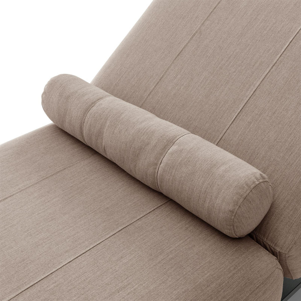 SONNENLIEGE TROPEA beige, schwarz - Beige, Kunststoff (213/32/91cm) - IDIMEX