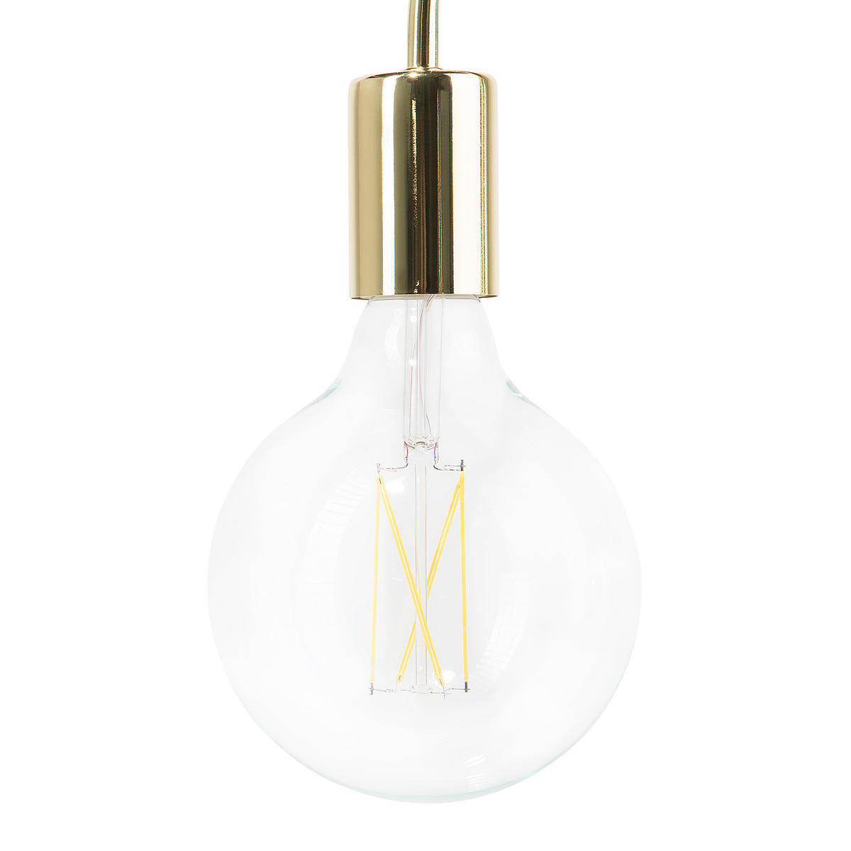 SCHREIBTISCHLAMPE Savena 15/15/48 cm - Goldfarben, Metall (15/15/48cm) - Beliani